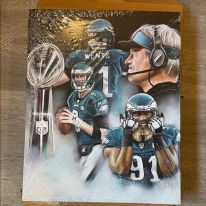 Philadelphia Eagles Championship Canvass Art Print